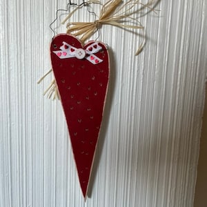 Painted Wooden Heart