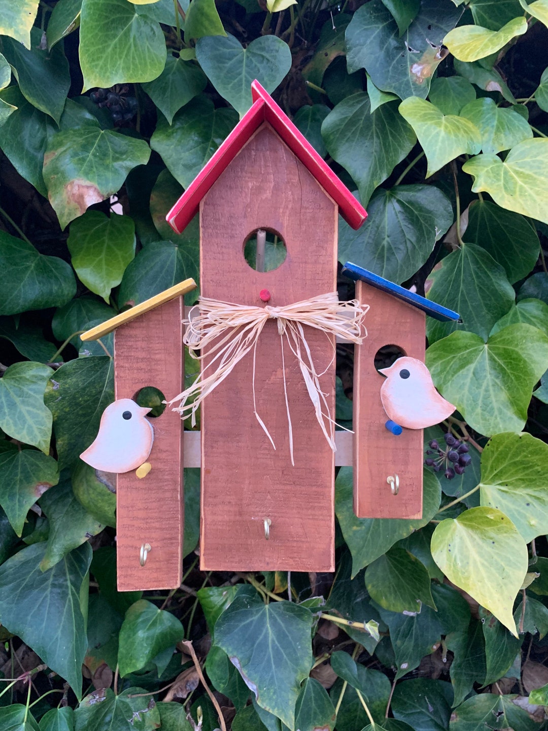 Hanging Bird House Key, Lanyard, Jewelry Hook Wall Hanging Etsy