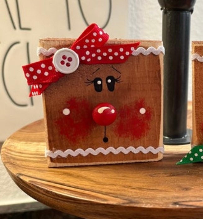 Gingerbread Blocks - Etsy