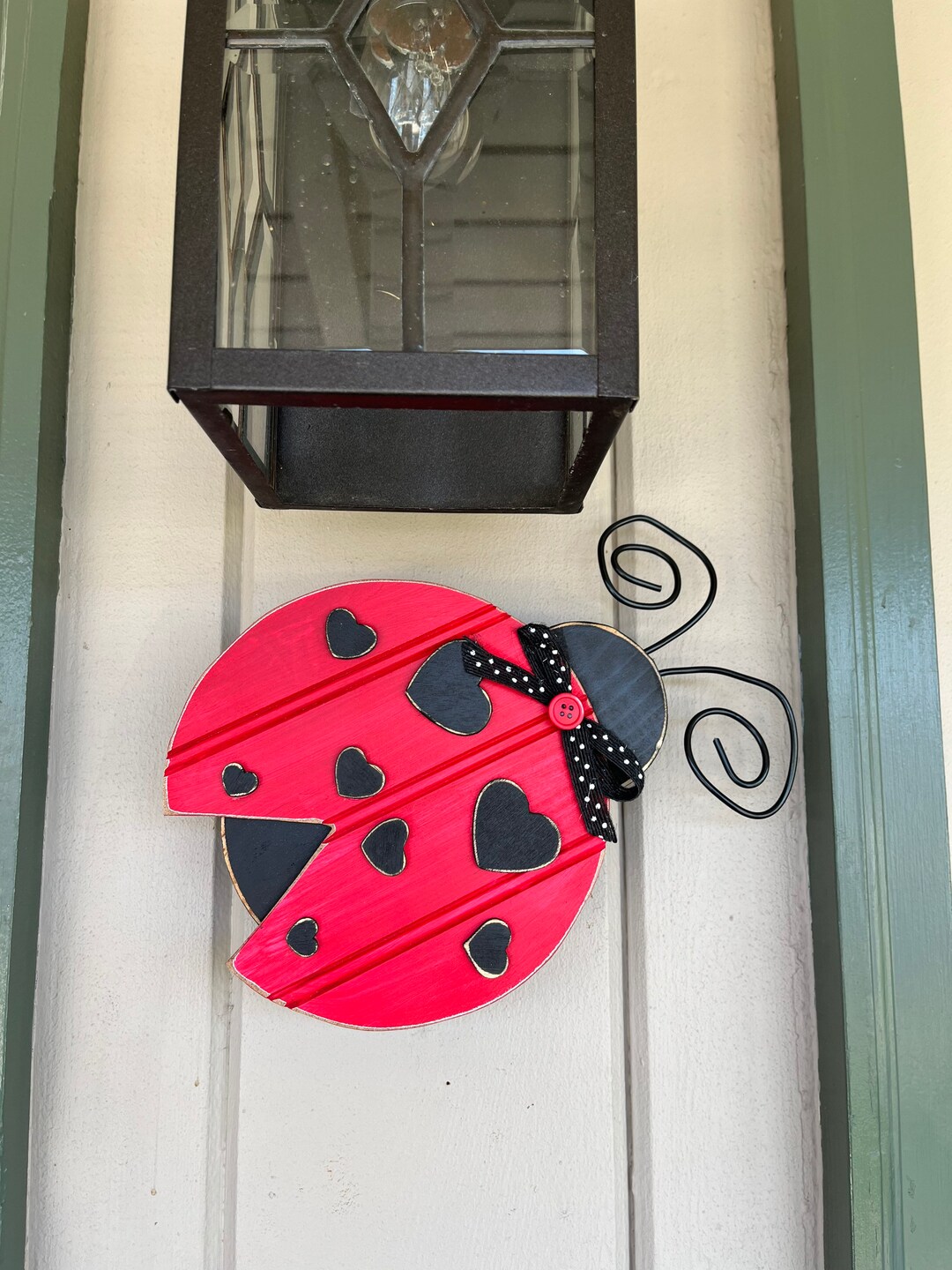 Lady Bug Wall Hanging Etsy