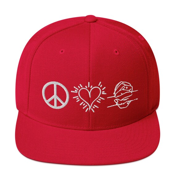 PLUR Handshake Sign Snapback Hat - Etsy