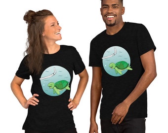 guardar las tortugas camiseta paja vs tortuga camisa lindo regalo de tortuga para ella / él tortuga marina camisetas gráficas