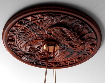 Wooden Ceiling Rose Etsy