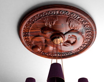 Round Ceiling Rose Etsy