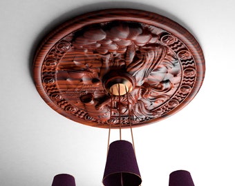 Round Ceiling Rose Etsy