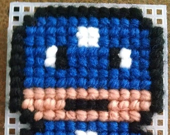 Mini Captain America Cross Stitch