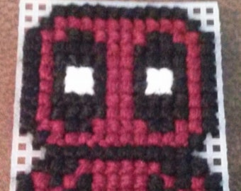 Mini Deadpool Cross Stitch