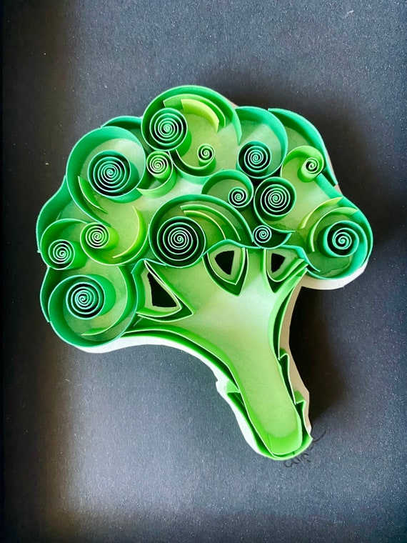 Quilled Wall Art Paper Food Art Paper Filigree Quilled Food Paper Wall