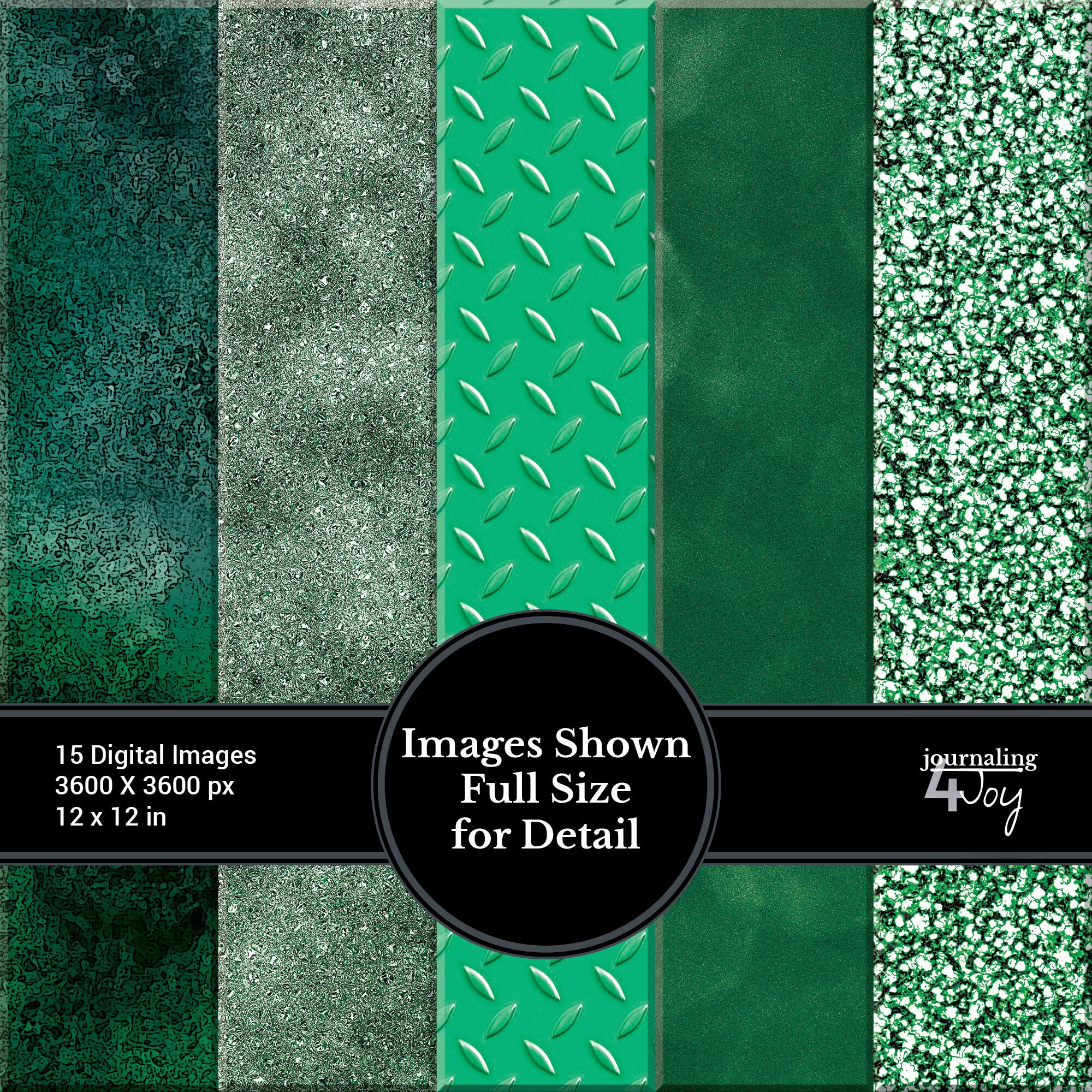 Emerald Green Digital Paper Green Backgrounds Foil Etsy