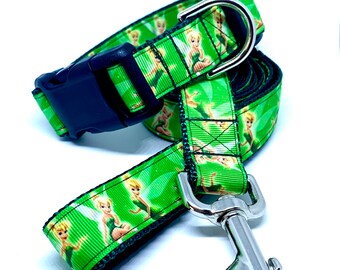 tinkerbell dog collar