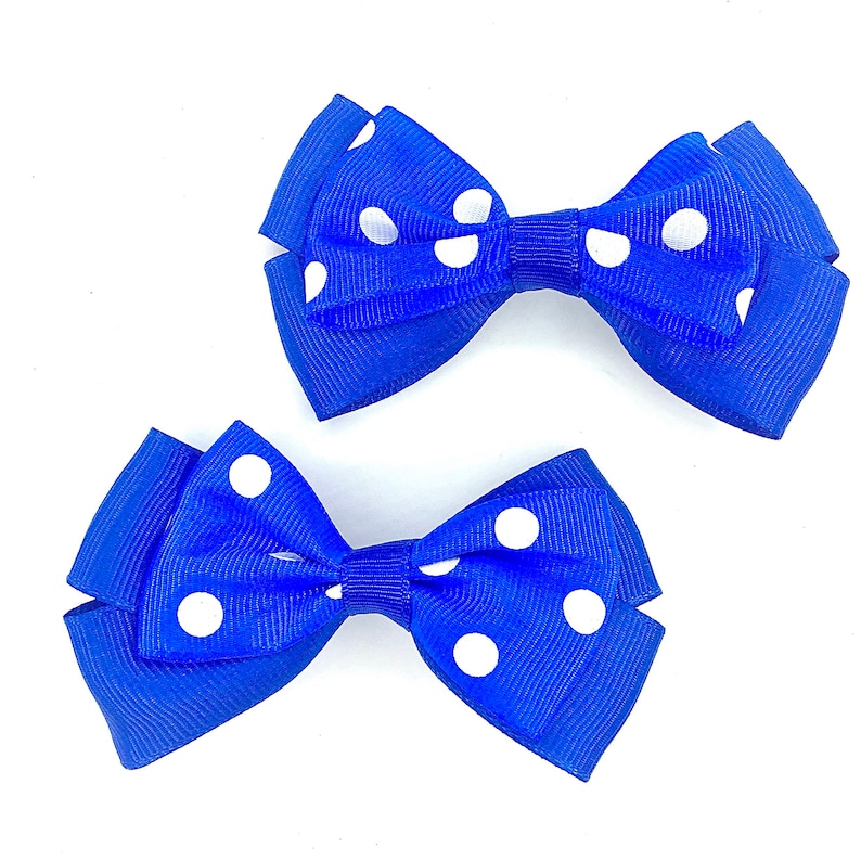 Shopmyhairbows One dollar 2.99 shipping entire order Polka dot twin pack