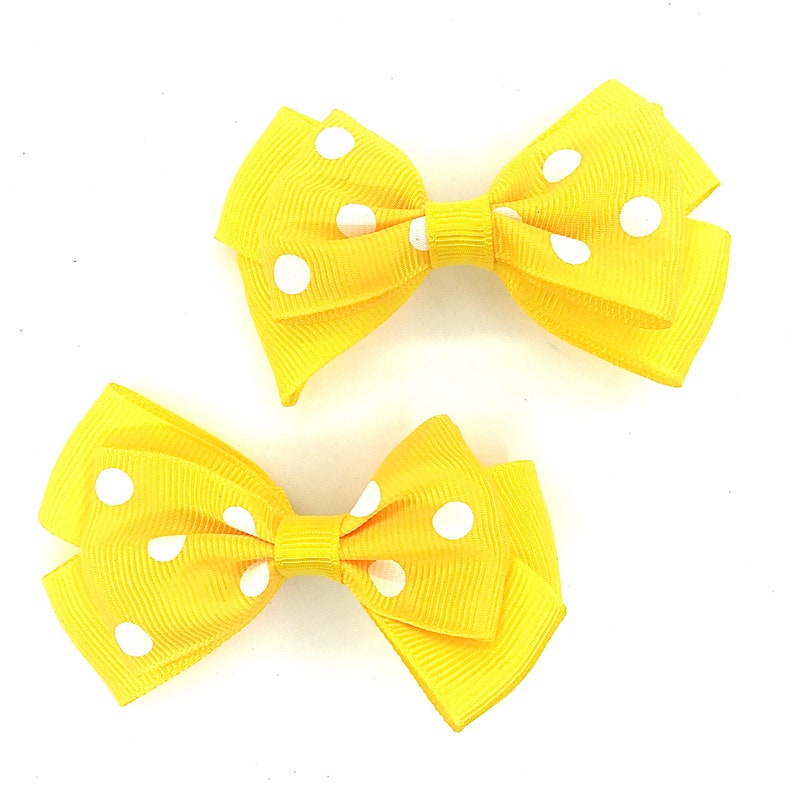 Shopmyhairbows One dollar 2.99 shipping entire order Polka dot twin pack
