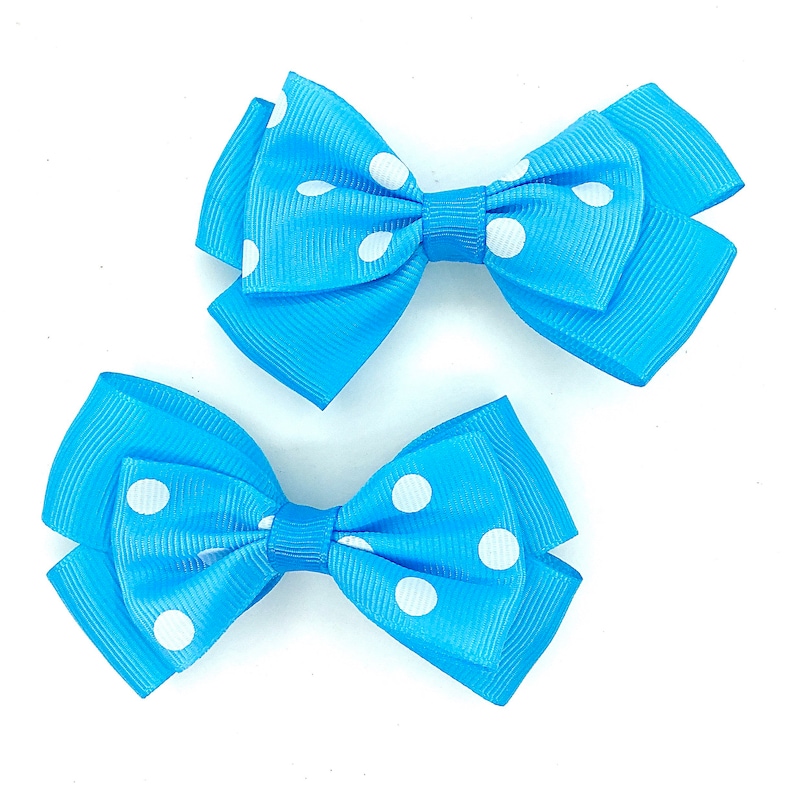 Shopmyhairbows One dollar 2.99 shipping entire order Polka dot twin pack