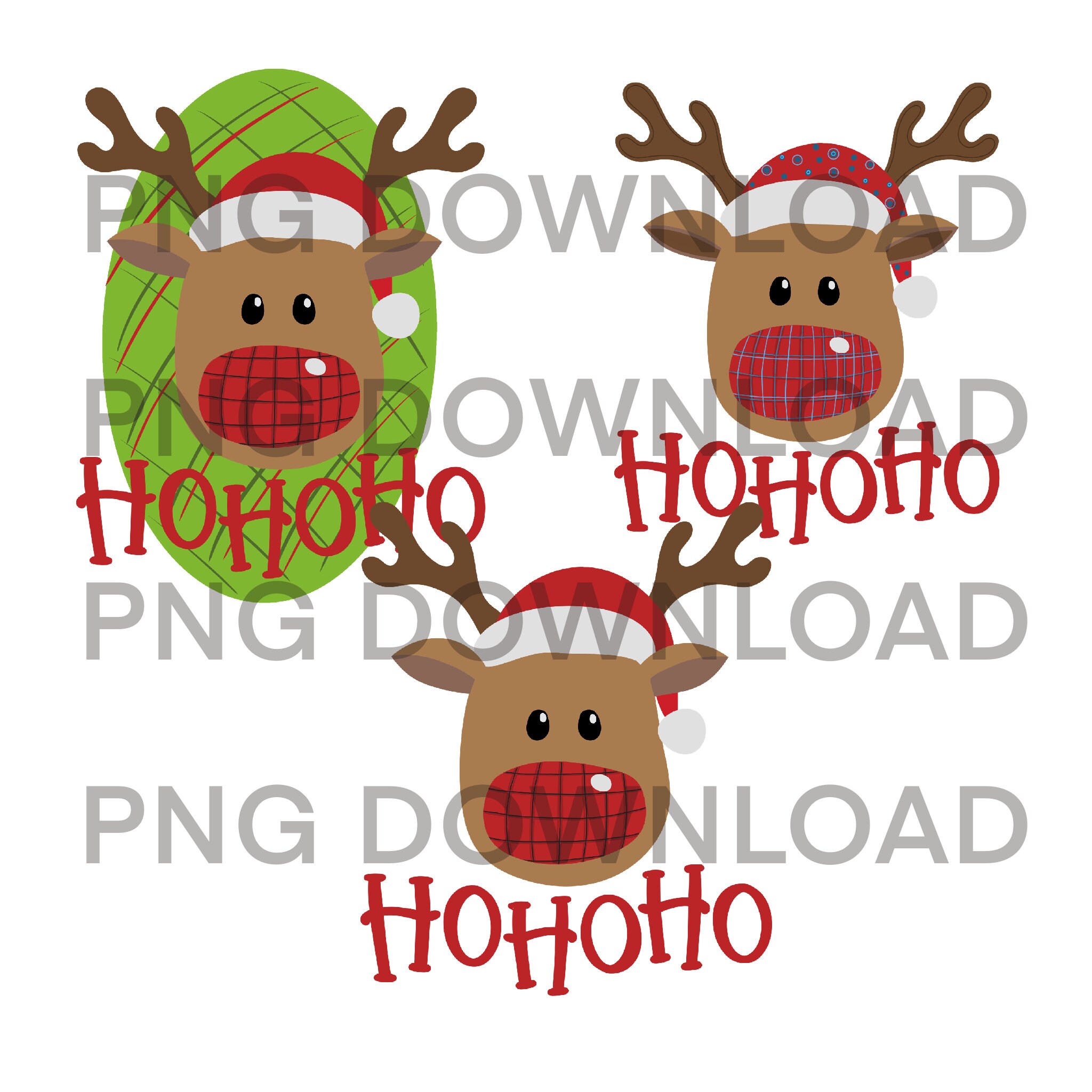 Christmas Laoding Rudolph Rudolph SVG Christmas PNG Digital Download Clip Art Reindeers - Etsy