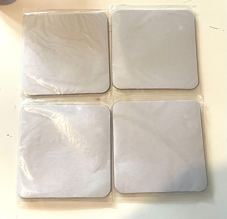 Sublimation Blank Coasters X 4 - Etsy