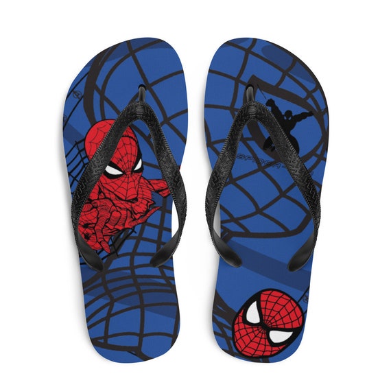Flip Flops Spiderman Flip-flops - Etsy
