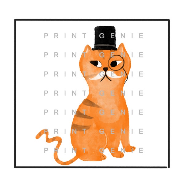 Cat Top Hat SVG PNG Digital Download File