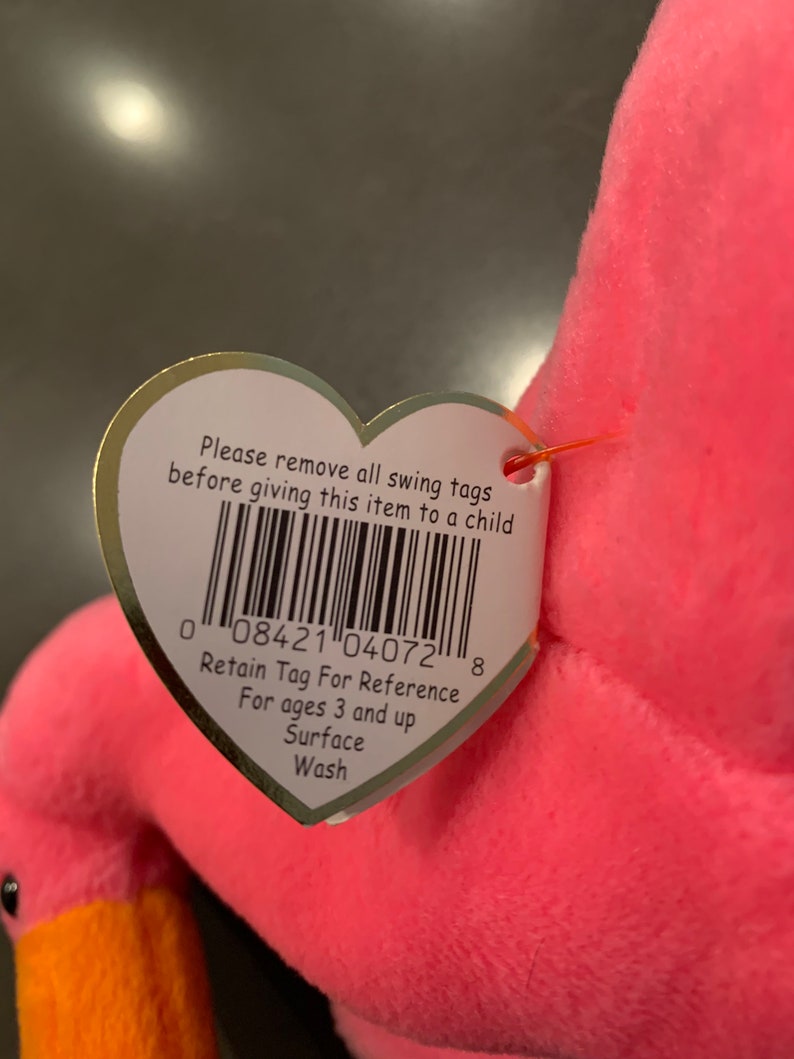 Pinky Beanie Baby Extremely RARE With ERRORS Etsy