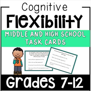 Télécharger l'orthophonie: Compétences sociales pour l'école intermédiaire et secondaire - Cartes de tâches de flexibilité cognitive (imprimable)