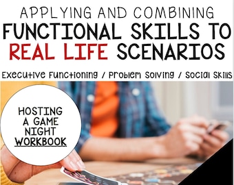 Orthophonie Télécharger: Fonctionnement exécutif, scénarios de résolution de problèmes et compétences sociales pour les adolescents (feuilles de travail imprimables)