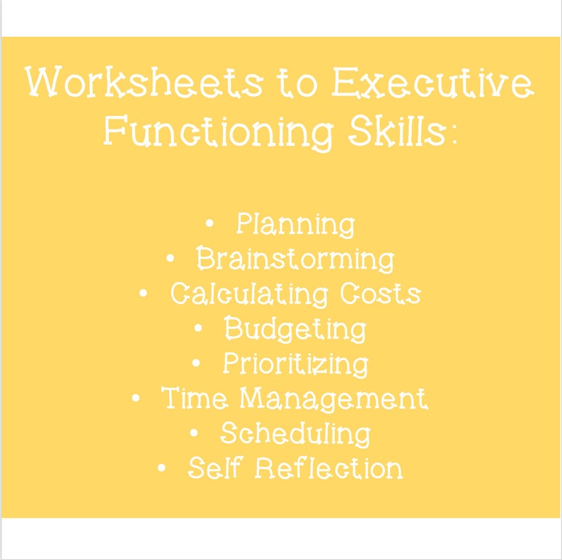 Speech Therapy Download Executive Functioning, Problem Solving