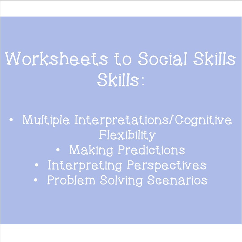 Speech Therapy Download Executive Functioning, Problem Solving