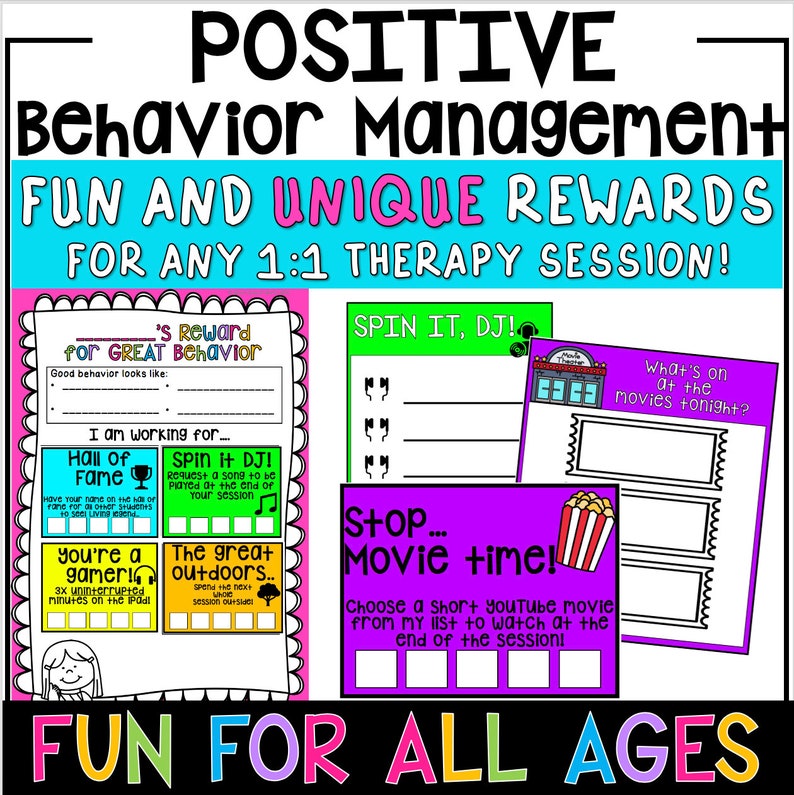 Speech Therapy Download: Behaviour Chart - Behaviour Management for 1 ...