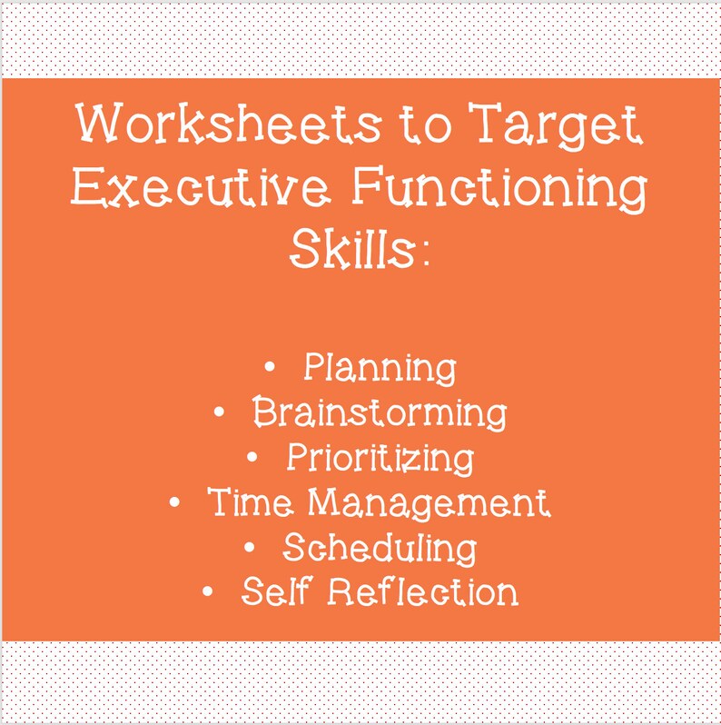 Speech Therapy Download: Executive Functioning, Problem Solving ...