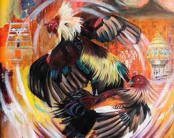 Buy Rooster Fighting Online In India Etsy India