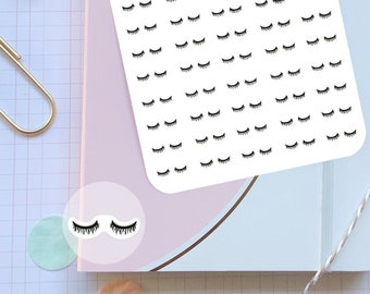 Pegatinas para planificador de pestañas⎮ Pegatinas para planificadores y calendarios⎮ Pegatinas para pestañas⎮ Pegatinas para planificador de citas de pestañas⎮ Pegatinas de belleza