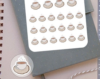 Coffee Planner Sticker Coffee Sticker Sheet Coffee Sticker For Planner Coffee Lover Sticker Sheet Coffee Mug Sticker For Calendar Cute