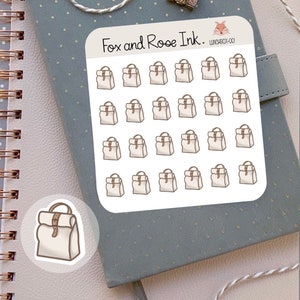 Lunch Bag Planner Stickers Lunch Box Stickers for Planners Lunch Planner Stickers for Calendars Pack Lunch Reminder Stickers for Work
