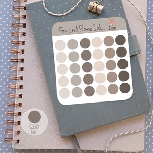 Dot Stickers for Bullet Journal Tiny Dot Stickers for Planner Mini Dot Color Coding Sticker Sheet for Bullet Journaling Small Circle Sticker