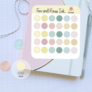 Planner Dot Stickers: Dot Sticker for Bullet Journal Planner Scrapbook Color Dot Stickers for Student Teachers Homework Sticker Taking Notes