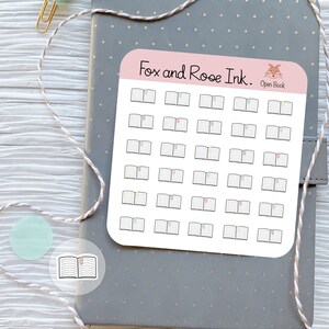 Book Planner Sticker Book Sticker Sheet Reading Stickers for planner Read Sticker Planner Icon Sticker Library Book Sticker Book Lover Gift