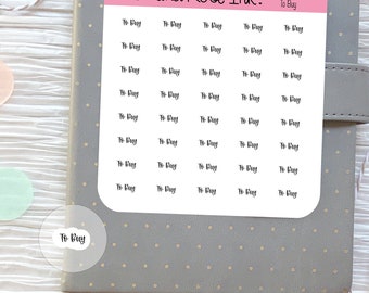 Pour acheter des autocollants de planificateur de scripts Pour acheter des autocollants de mots cursifs pour les planificateurs et les calendriers