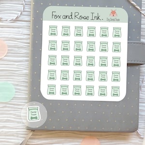 Dog Treat Stickers for Planners Dog Snacks Icon Planner Stickers Dog Sticker for Calendars Agendas Pet Hand Drawn Sticker Icons for Planning
