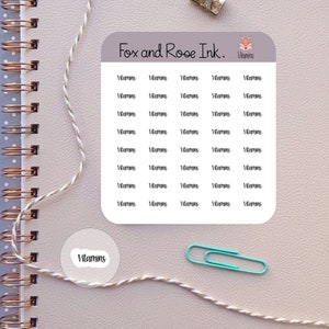 Vitamin Script Planner Stickers Vitamin Stickers for Planners and Calendars MultiVitamin Reminder Stickers for Erin Condren Happy Planner