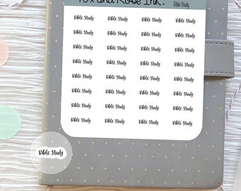 Pegatinas del planificador de guiones de estudio bíblico Mini pegatinas del diario de estudio bíblico para planificadores y calendarios