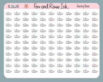 Running Shoes Planner Stickers⎮Tennis Shoe Icon Stickers for Planners and Calendars⎮ Runner Planner Stickers⎮ Exercise Stickers Stickers