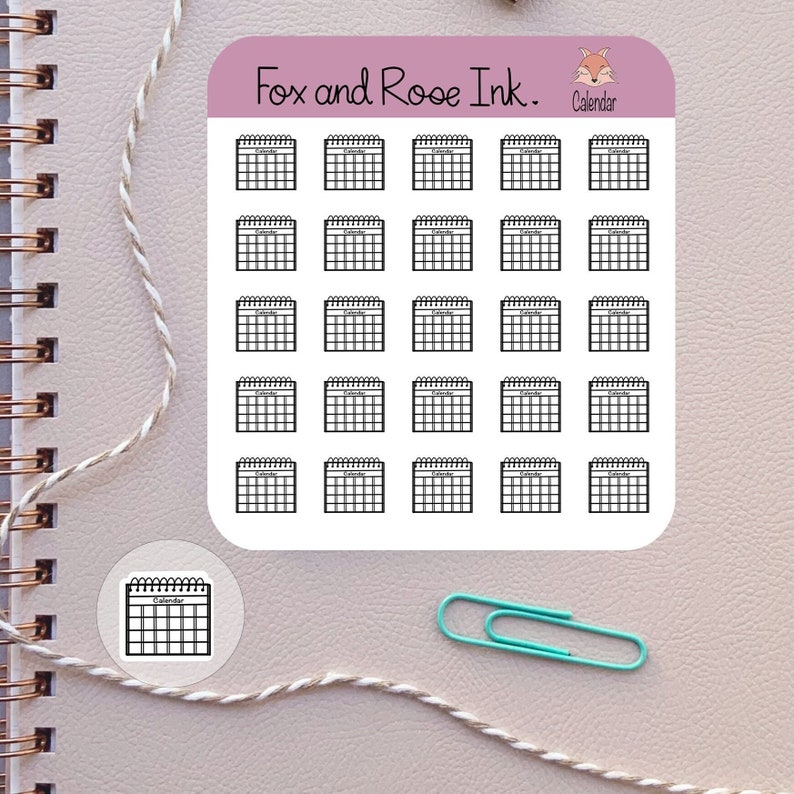 calendar stickers