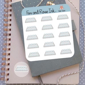 Water Tracker Planner Stickers⎮ Water Tracker for Planners and Calendars⎮ Hydrate Stickers⎮ Drink More Water Planner Stickers