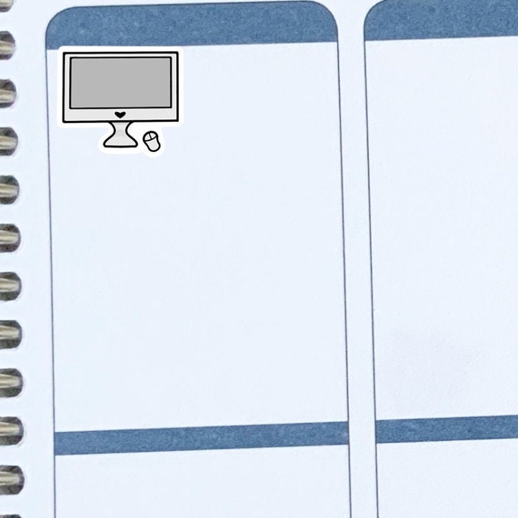 Computer Stickers/ Planner Stickers Sheet/ Desktop Icon - Etsy