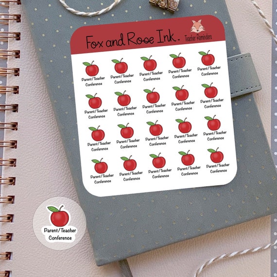 Parent Teacher Conference Reminder Labels Reminder Stickers For The
