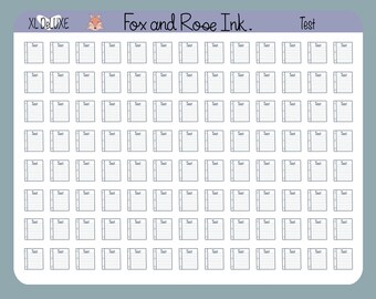 Test Planner Stickers⎮ Study Stickers for Planners and Calendars⎮ Exam Stickers Sheet⎮ Student Planner Stickers