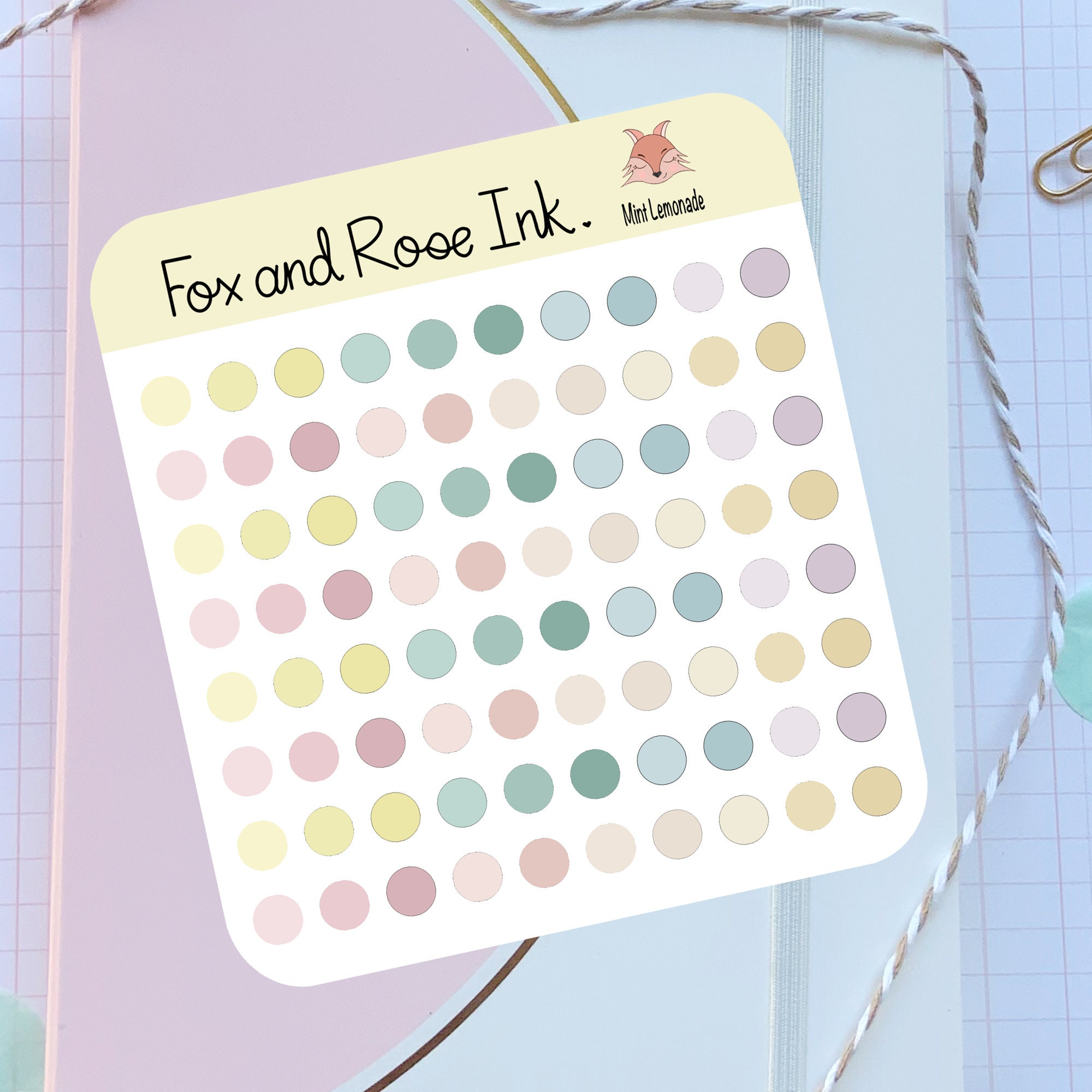 Dot Stickers: Planner Dot Stickers for Bullet Journaling Scrapbooking ...