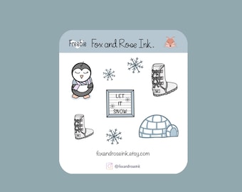 Mini Winter Sticker Sheet