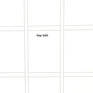 May include: A white gridded background with the text "Binge Watch" written in black cursive.