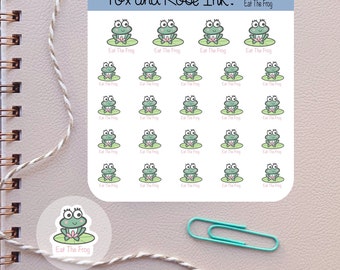Eat the Frog Planner Stickers⎮ Eat the frog Planner Icon Stickers for Planners and Calendars⎮ Motivational Stickers⎮ Get Stuff Done
