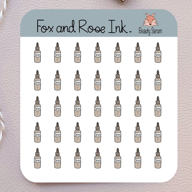skin care stickers